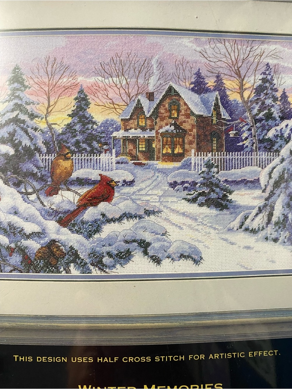 Dimensions The Gold Collection "Winter Memories" Cross Stitch Kit 16 x 12 new - Picture 2 of 4